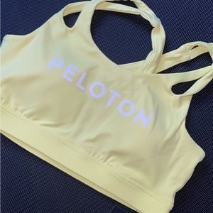 Move Mission Neon Yellow Splice Shoulder Bra (Medium)